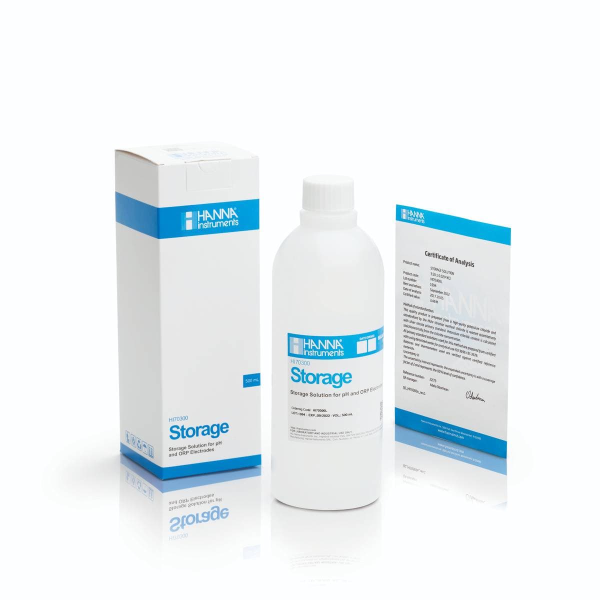 Hanna HI70300L elektróda-tárolóoldat, 500 ml-es palack