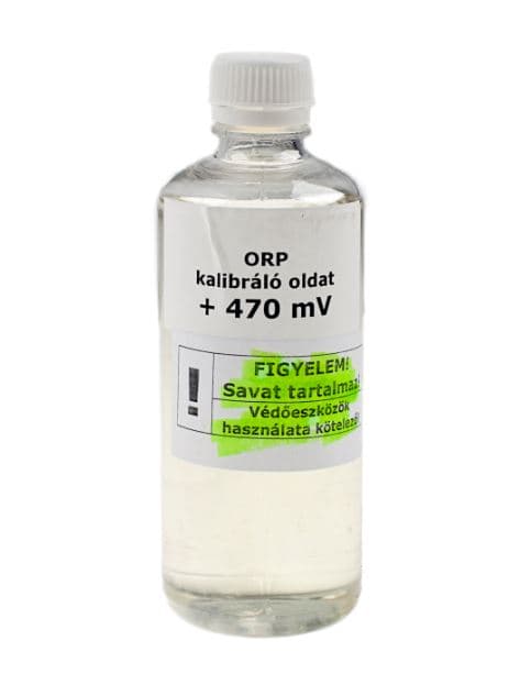 +470 mV ORP kalibrálóoldat – 100 ml savas referenciaoldat Pt és Au elektródákhoz