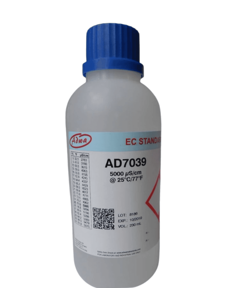 ADWA AD7039 – 5000 µS/cm EC kalibrálóoldat (230 ml)