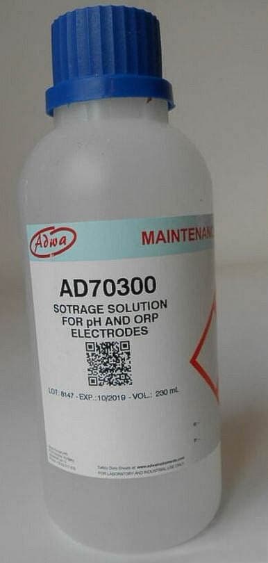 AD70300 – Speciális elektróda tárolóoldat pH-mérőkhöz (230 ml)