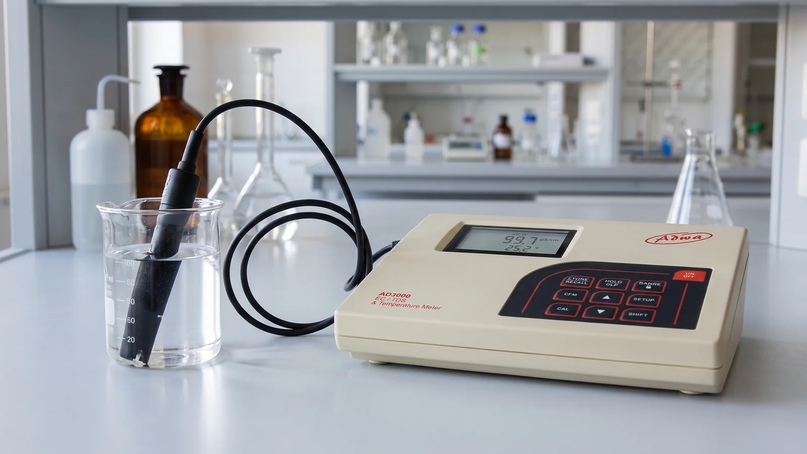 AD3000 – laboratóriumi EC-mérés